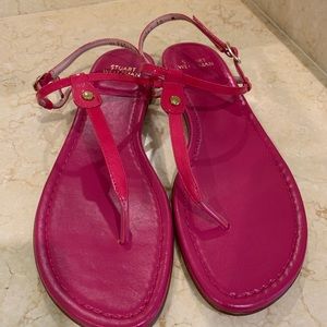 Stuart Weitzman Hot Pink Sandals